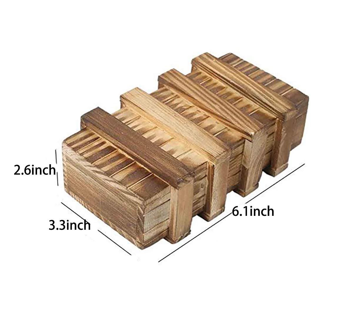 3D Wooden Puzzle Box for Adults - Brain Teaser Magic Cube Game with Secret Drawer | Challenging IQ Toy for Home Office & Gift Giving