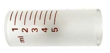 0.5mL Self-Refill Syringe Barrel - Clear Plastic, Pack of 6 - Compatible with Socorex 75-02-00-50 - Ideal for Medical, Laboratory & Veterinary Use