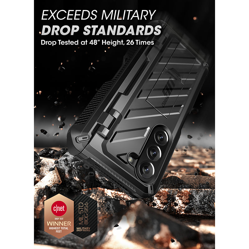 Samsung Galaxy Z Fold5 Unicorn Beetle PRO Heavy Duty Rugged Case with S Pen Holder - Shockproof & Drop Protection - Open Box Black - Perfect for Outdoor, Work & Travel Protection