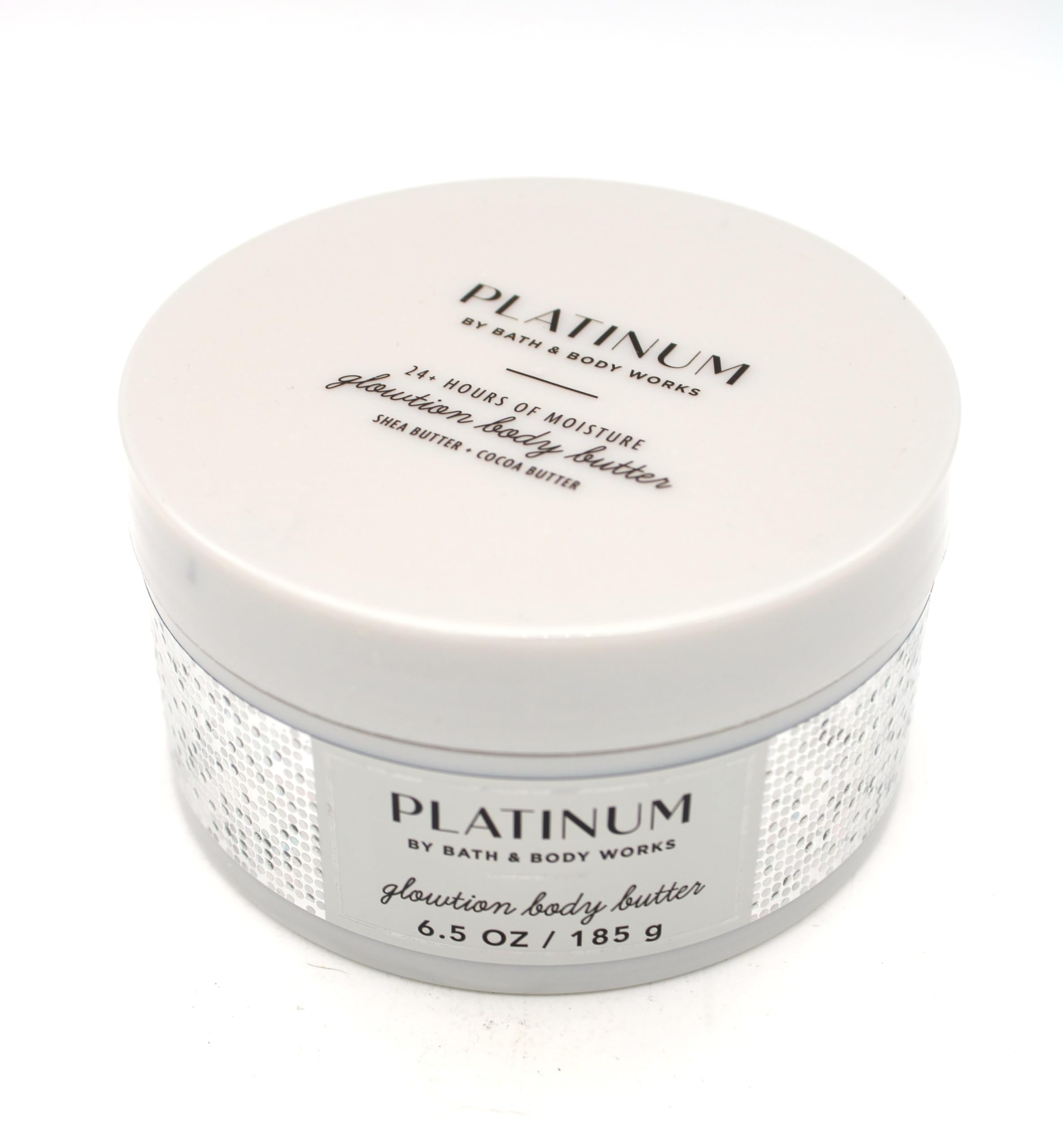 Platinum Glowtion Body Butter - 6.5 oz Moisturizing Lotion for Dry Skin | Bath & Body Care with Shea Butter & Vitamin E | Perfect for Daily Hydration & Post-Shower Use