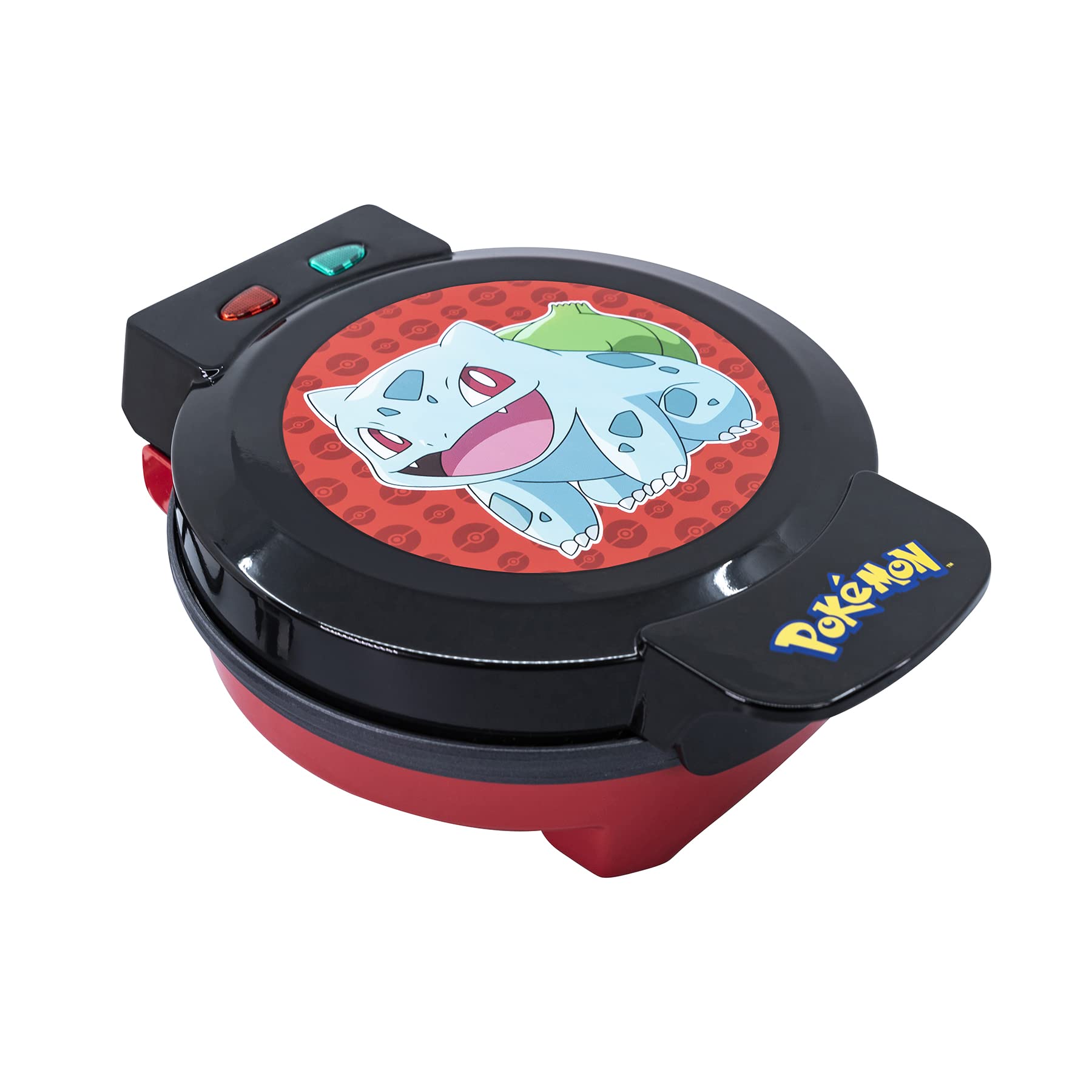 Uncanny Brands Pokémon Bulbasaur Waffle Maker - Non-Stick Compact Waffle Iron for Kids & Adults - Easy to Clean Fun Kitchen Appliance - Perfect for Breakfast, Parties & Pokémon-Themed Events