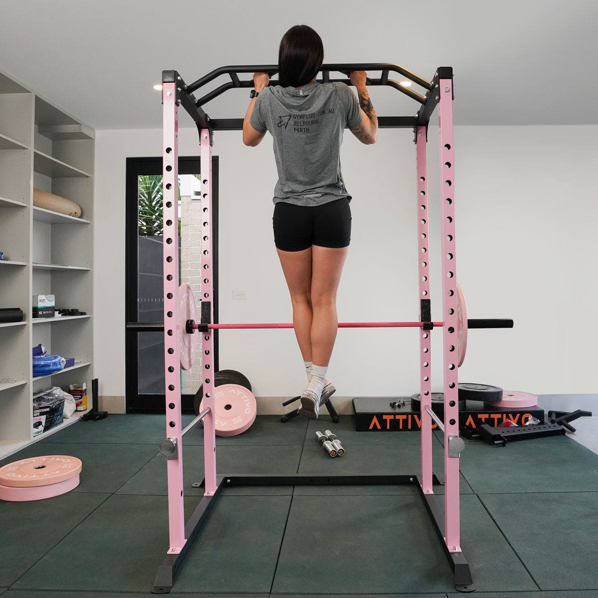 Essential Garage Gym Package - Pink Dumbbells, Resistance Bands & Yoga Mat for Home Workouts | Perfect for Women's Fitness & Strength Training