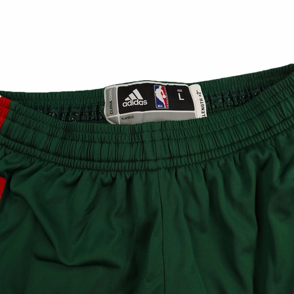 Adidas Milwaukee Bucks NBA Green Authentic On-Court Climacool Team Game Shorts for Men - Breathable Basketball Shorts for Game Day & Casual Wear