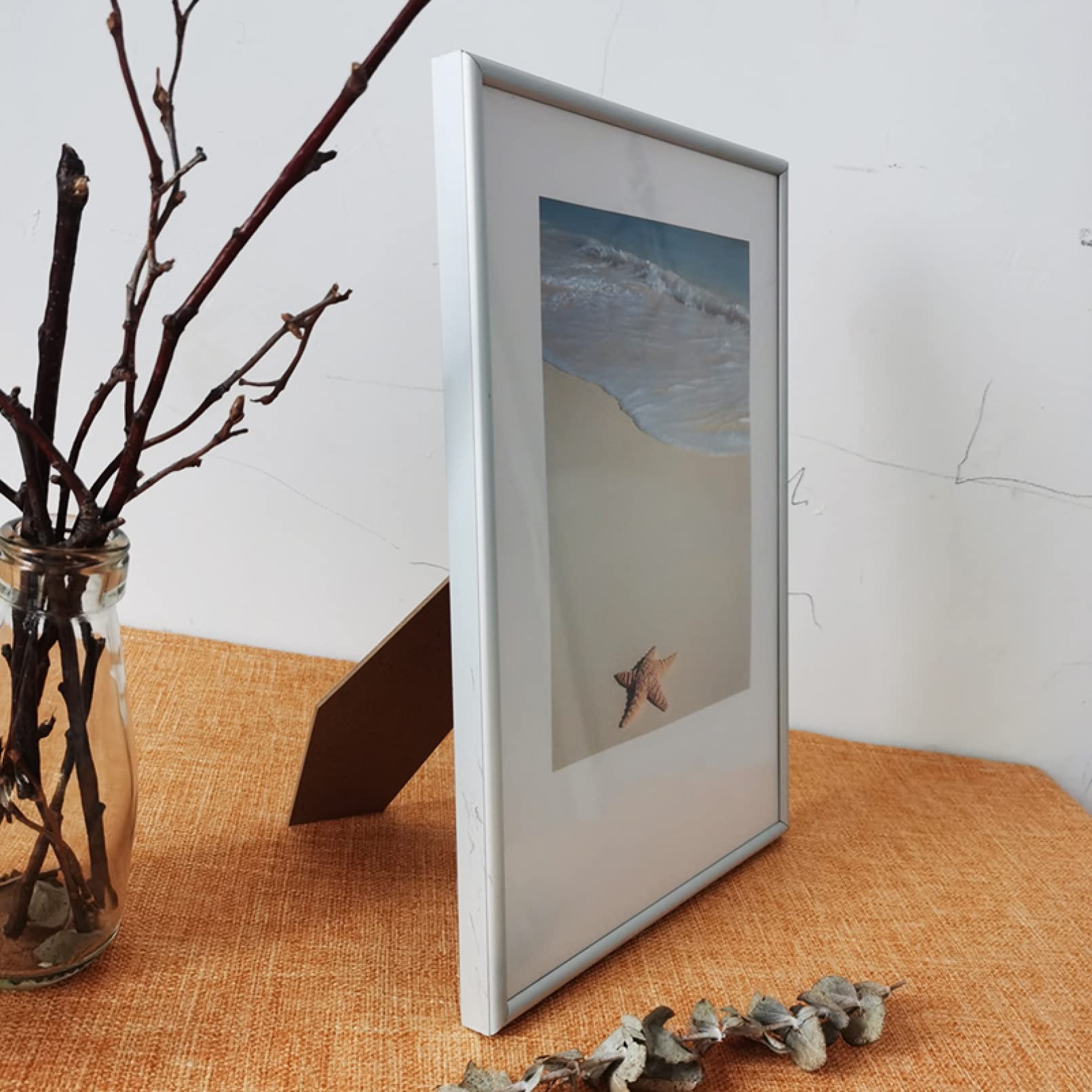 Premium Aluminum Photo Frame with Plexiglass - Wall Hanging Picture Frame for Posters, Certificates & Artwork - Perfect for Home, Office & Gallery Displays