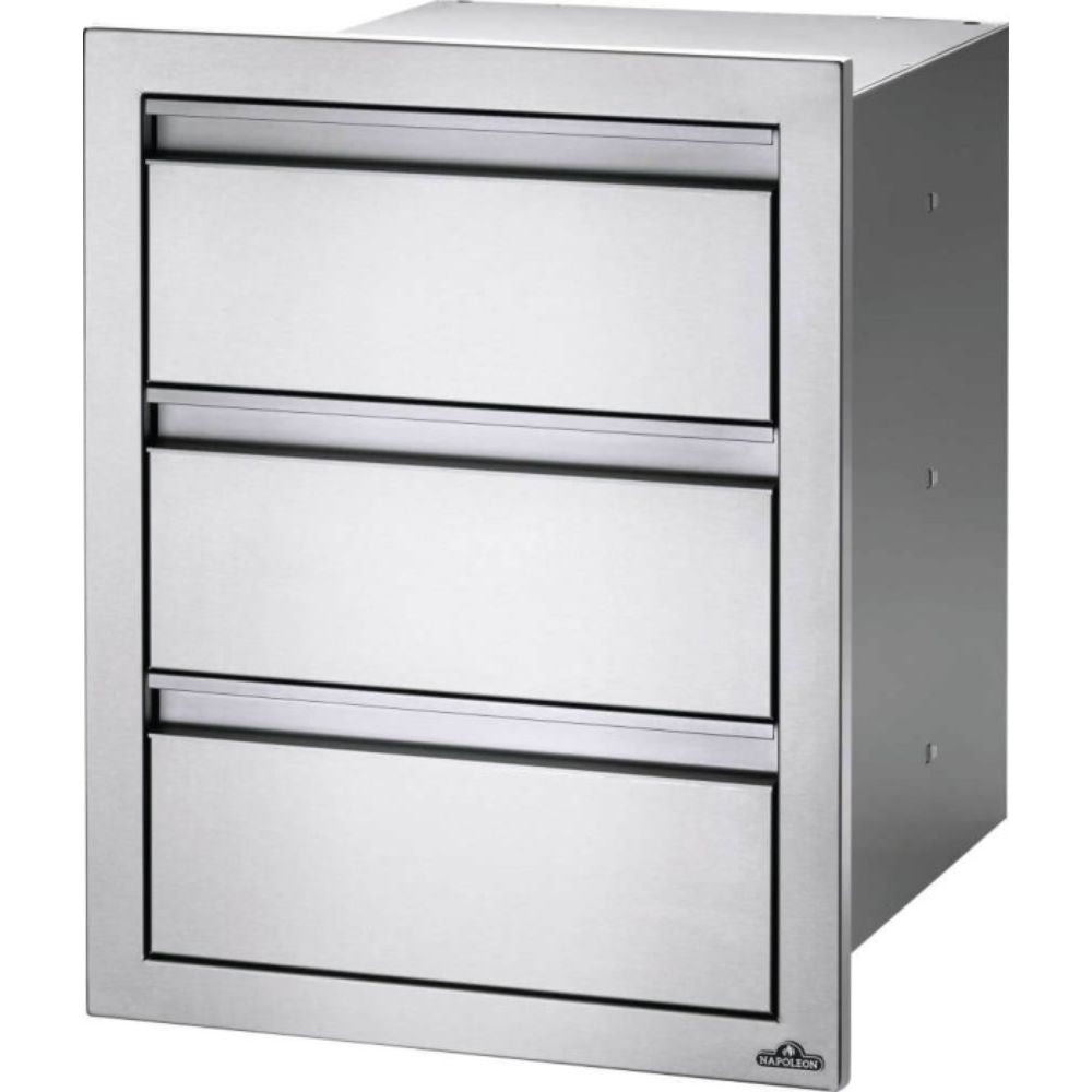 Napoleon BI 1824 3DR 18x24 Inch Triple Drawer File Cabinet - Perfect for Office Organization & Document Storage