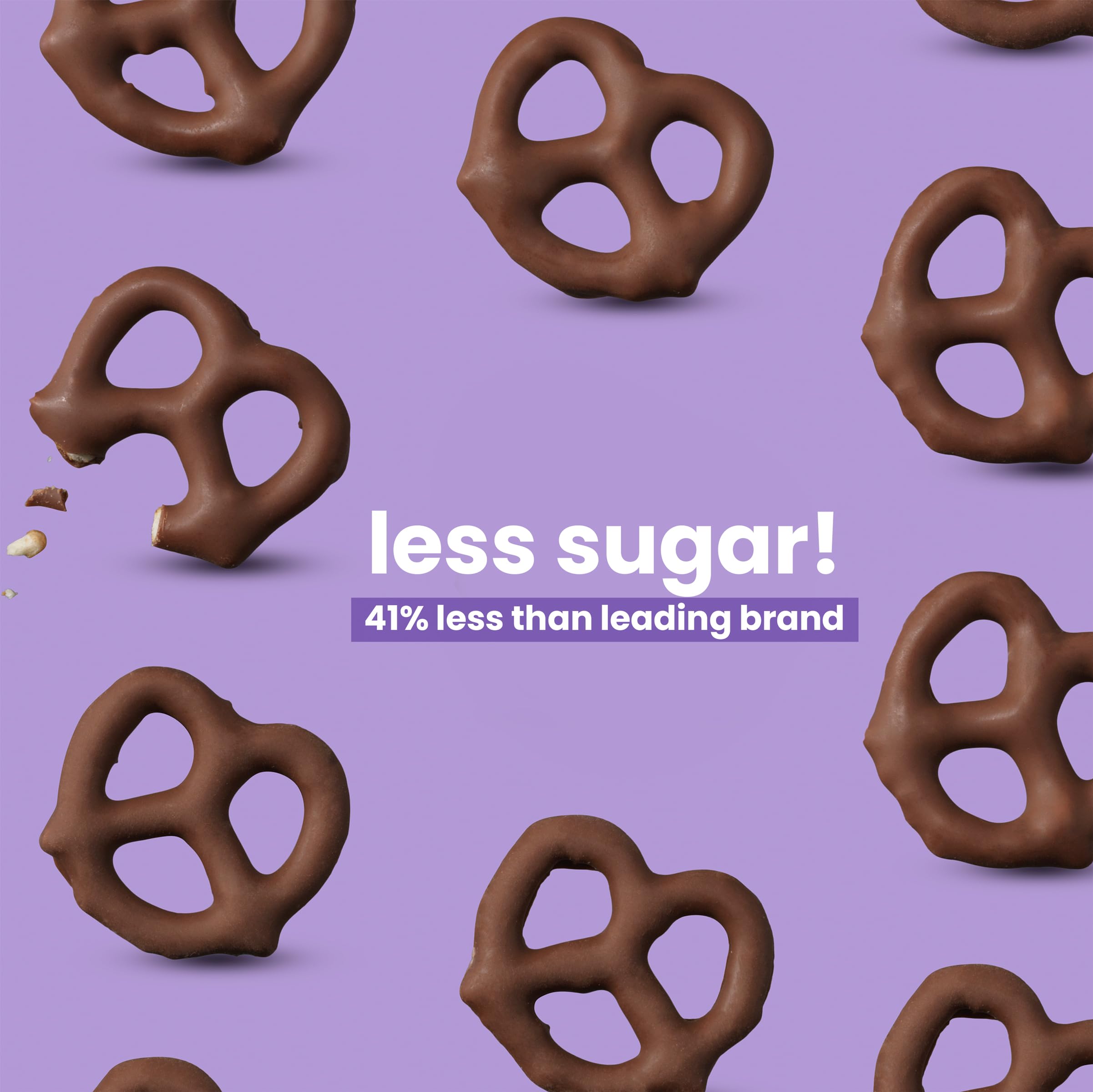 Dark Chocolate Pretzels 3.5oz - Gluten Free, Non-GMO - Snacks & Gifts