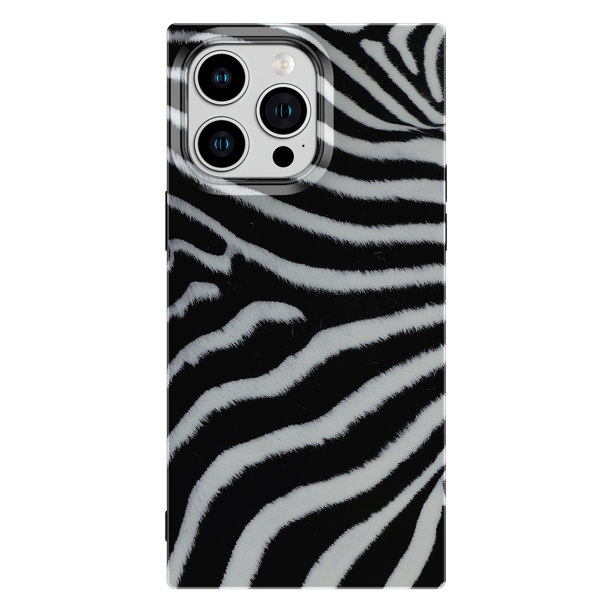 Cocomii Square iPhone 11 Pro Max Case - Slim Lightweight TPU Silicone Cover with Zebra Print - Compatible with Apple iPhone 11 Pro Max 6.5