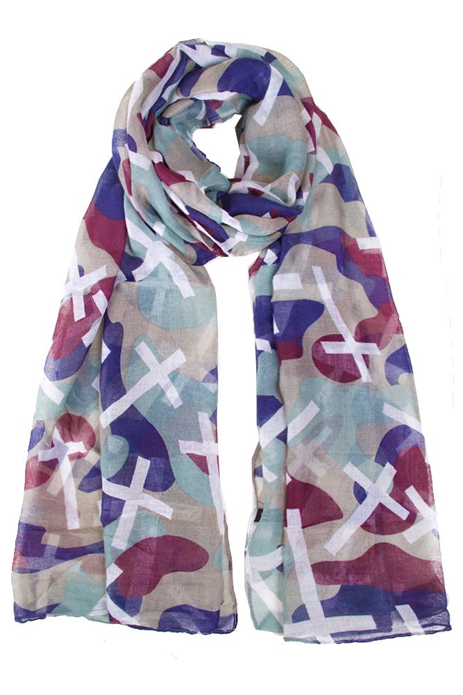 ScarvesMe Fashion Camo Camouflage Military Style Infinity Loop Scarf - Warm Winter Accessory for Outdoor Activities & Casual Outfits