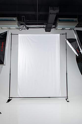6x9ft White Photography Backdrop for Studio Portraits & Headshots - Kids & Adults