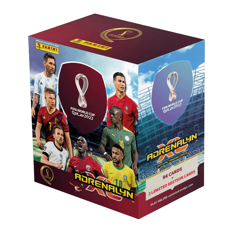 FIFA World Cup 2022 Soccer Adrenalyn XL Trading Cards Mega Box - Collectible Football Cards for Fans & Players - Perfect for Trading, Gifts, and Game Nights