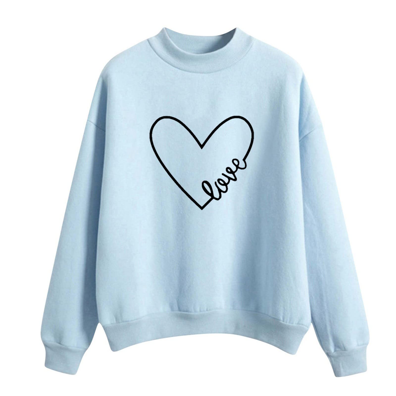 Ollysqiar Women's Autumn Long Sleeve O-Neck Shirts - Prime Quality Clearance Sale Under $6 | Casual Wear, Layering, Fall Outfits