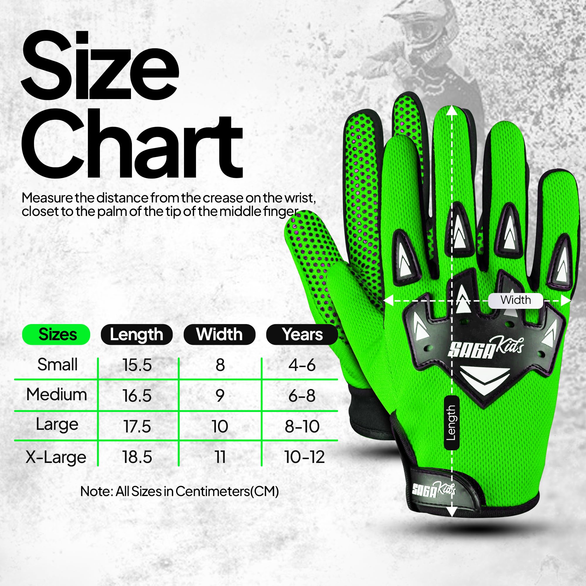 Premium Motocross Gloves for Dirt Bike & BMX Riding - Breathable Protective Motorcycle Gloves with Enhanced Grip - Ideal for Off-Road Racing, Trail Adventures & Extreme Sports