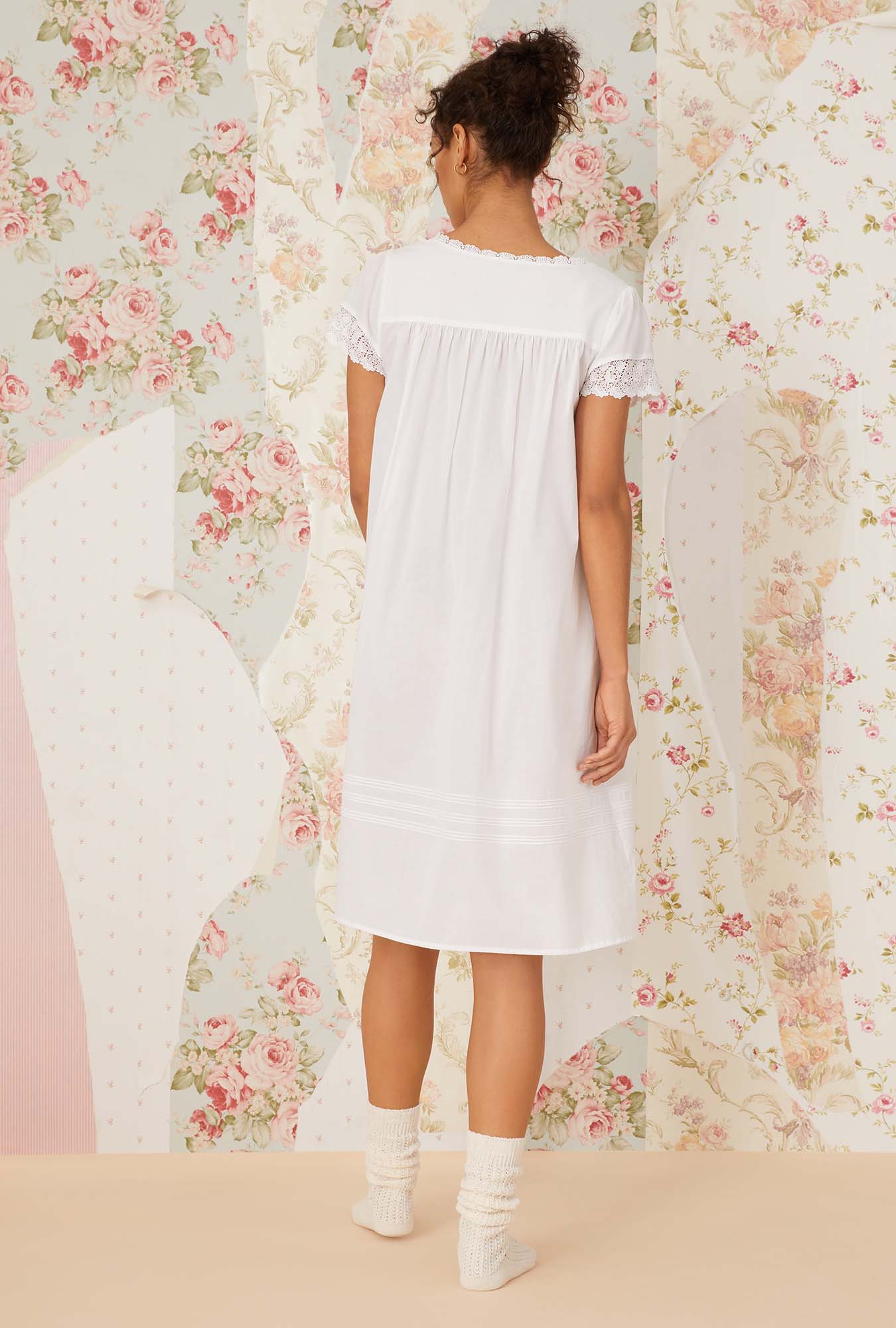 Portofino Waltz Nightgown - Women's Elegant Sleepwear for Comfort & Style - Perfect for Relaxing at Home or Romantic Evenings