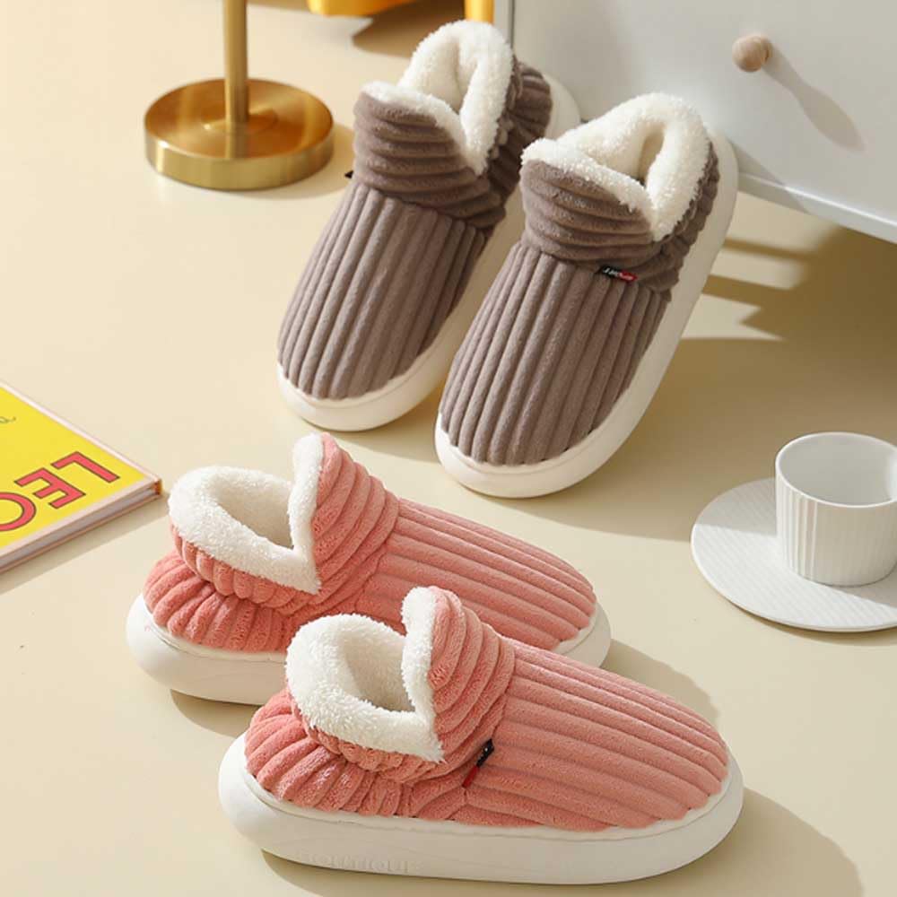 WIWIDANG Cloud Slippers for Women & Men - Ultra Soft Fuzzy House Slippers with Pillow Warm Comfort - Perfect for Indoor Relaxation, Lounge Wear and Cozy Home Use