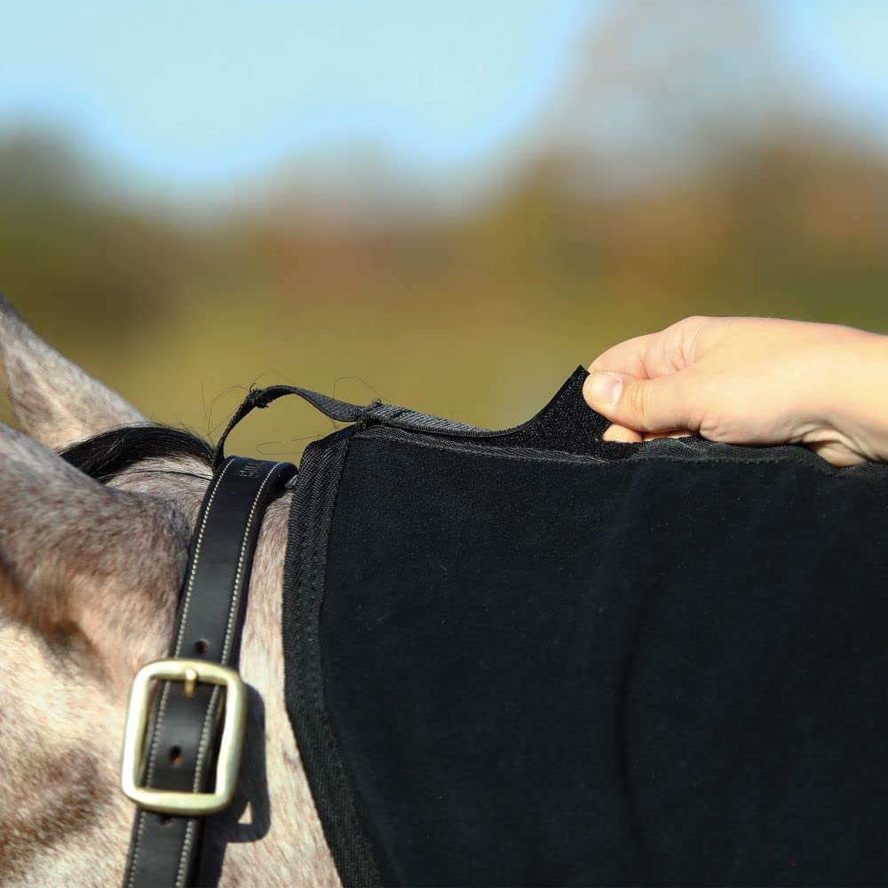 Polar Duo-Fit Horse Cooler Blanket Fleece - Absorbent & Lightweight Cooling Blanket for Horses with Adjustable Bellyband | Perfect for Post-Workout Cooling, Stable Blanket & Winter Riding