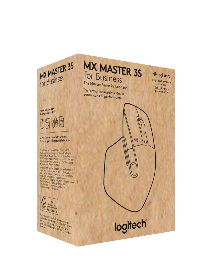 Logitech MX Master 3S Wireless Smart Mouse for Business - Advanced Ergonomic Design, Silent Clicks, High Precision Tracking - Perfect for Office Work, Graphic Design & Long Computing Sessions