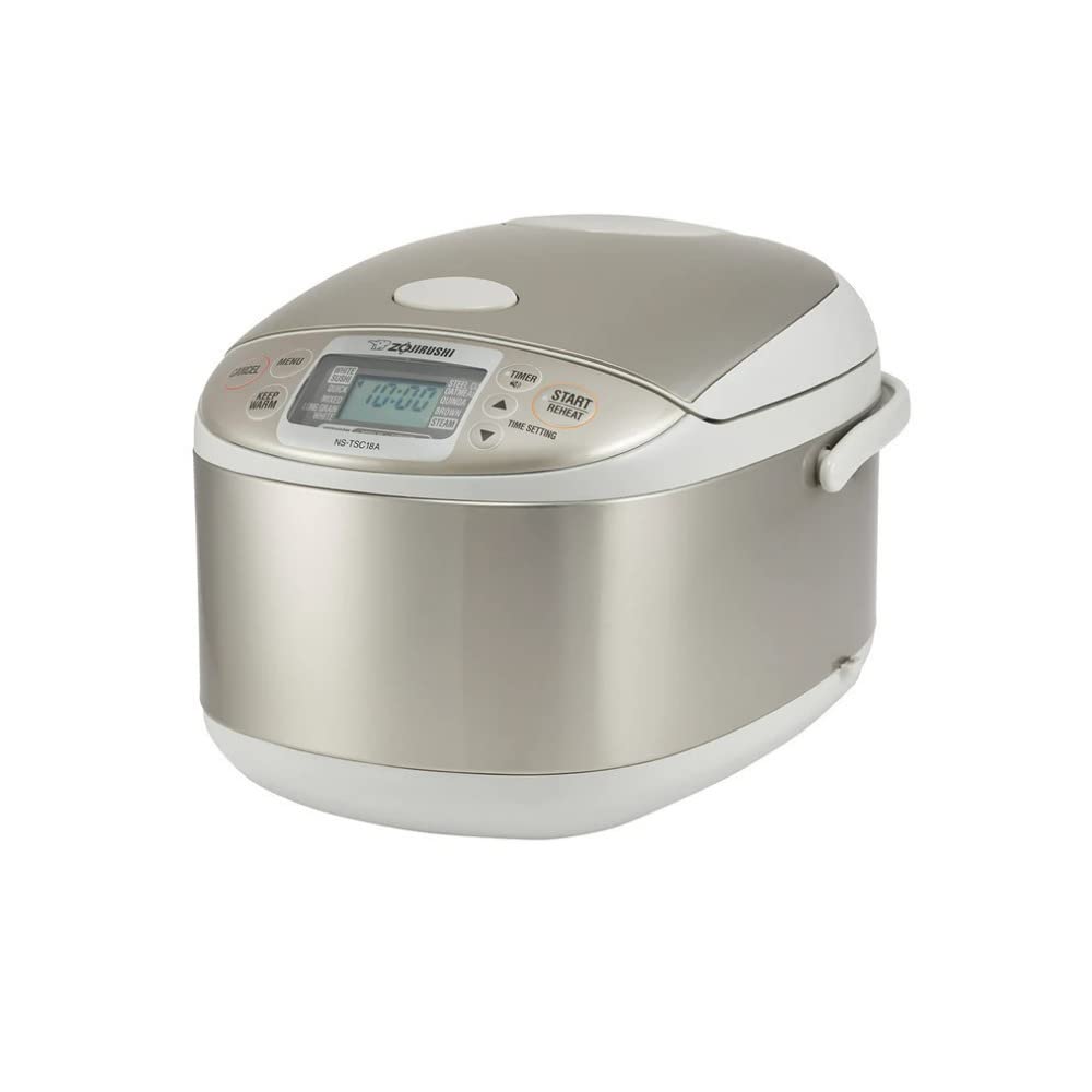 Zojirushi NS-TSC18AXH 10-Cup Micom Rice Cooker & Warmer - Perfect for Home, Office, and Dorm Use