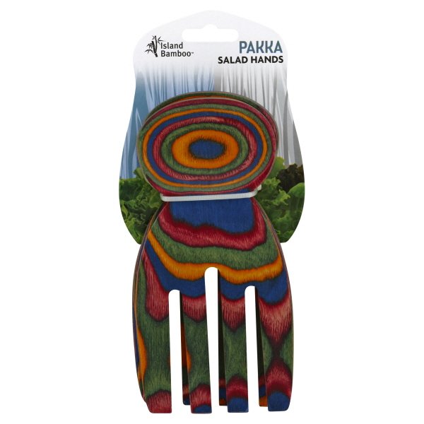 Pakka Salad Hands - Premium Wooden Salad Tongs for Healthy Eating & Serving - Perfect for Kitchen, BBQ, Picnics & Dinner Parties