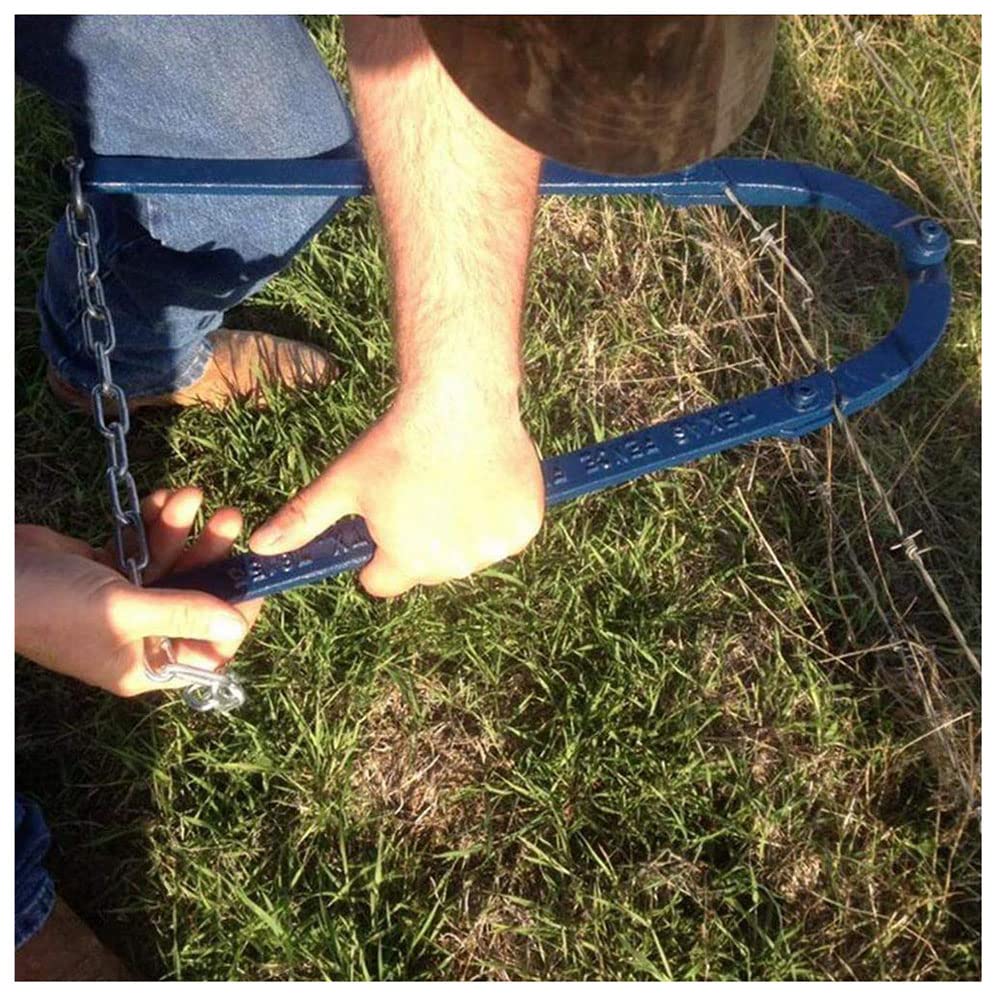 Heavy Duty Fence Repair Tool - Anti-Rust Chain Link Fence Strainer & Stretcher for Garden, Farm, and Ranch Fencing - Fixes Barbed Wire & Smooth Wire Fences - Perfect for DIY Home Fence Maintenance and Agricultural Use