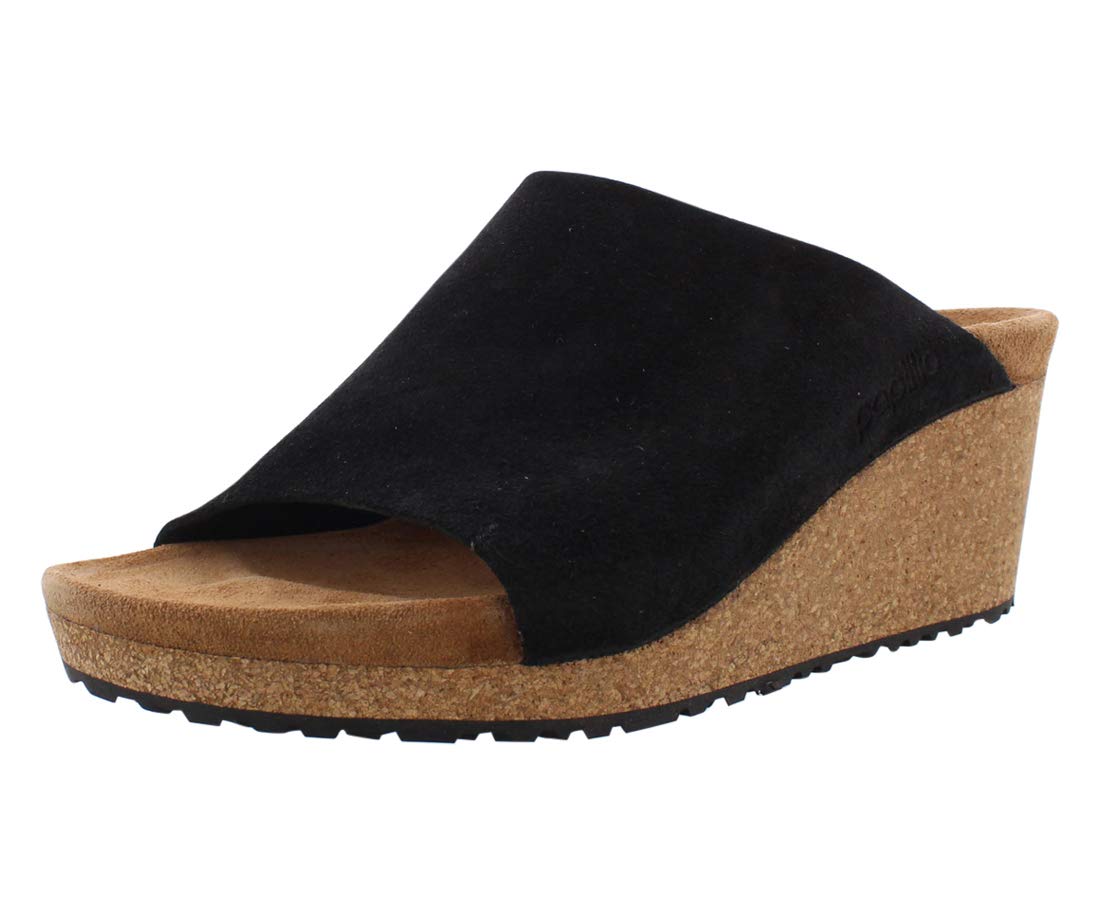 Birkenstock Women's Arizona Soft Footbed Sandals - Comfortable Black Leather Mules for Casual Wear, Walking & Outdoor Activities