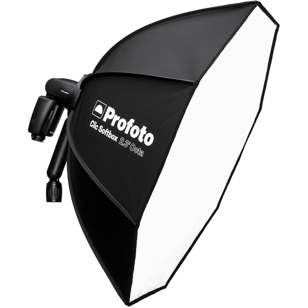 Profoto Clic Softbox Octa 2.3' - Professional Photography Lighting Diffuser for Studio & Portrait Photography - Perfect for Soft, Even Lighting in Portraits, Product Shoots & Commercial Photography