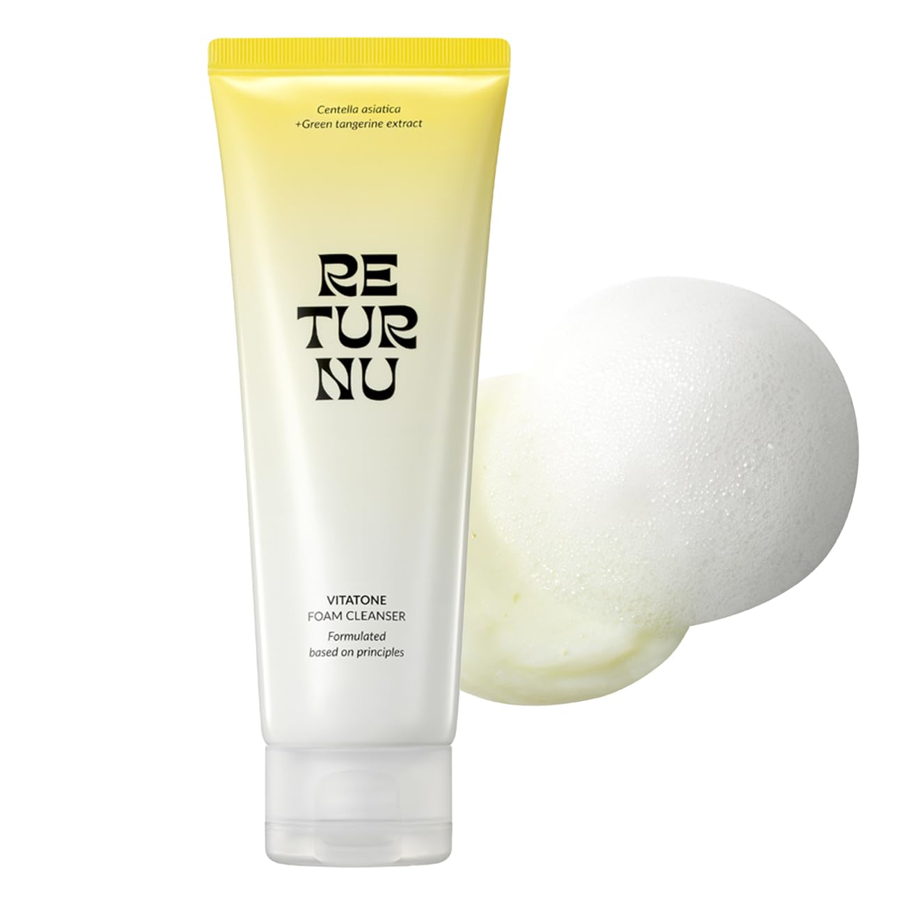 Vitatone Foam Cleanser - Korean Skincare Facial Wash for Women | Vegan, Cruelty-Free, Gentle & Hydrating | Perfect for Daily Cleansing & Sensitive Skin Care Routine