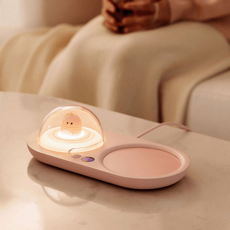 Sakura Aromatherapy Essential Oil Diffuser with Mug Warmer - Perfect for Home, Office, and Relaxation Spaces