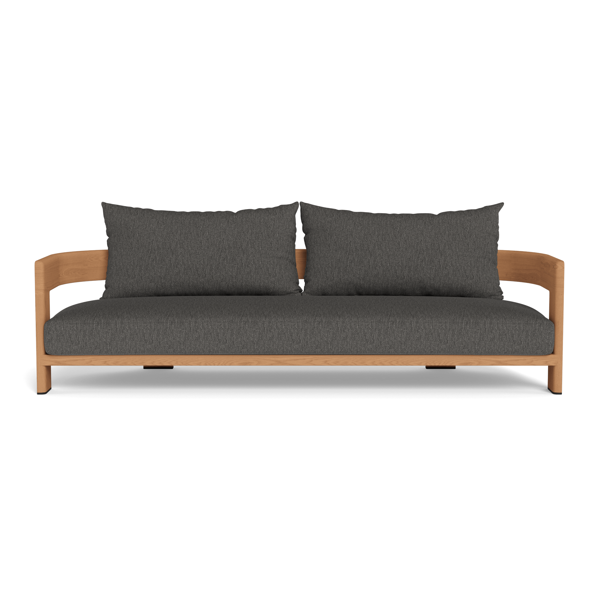 Victoria Teak 3-Seater Sofa Set - Modern Outdoor Patio Furniture for Garden, Poolside & Backyard Relaxation