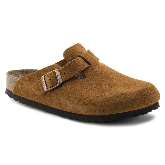 Boston Soft Footbed Suede Leather Loafers for Women - Comfortable Narrow Fit Slip-On Shoes for Work, Travel & Casual Wear