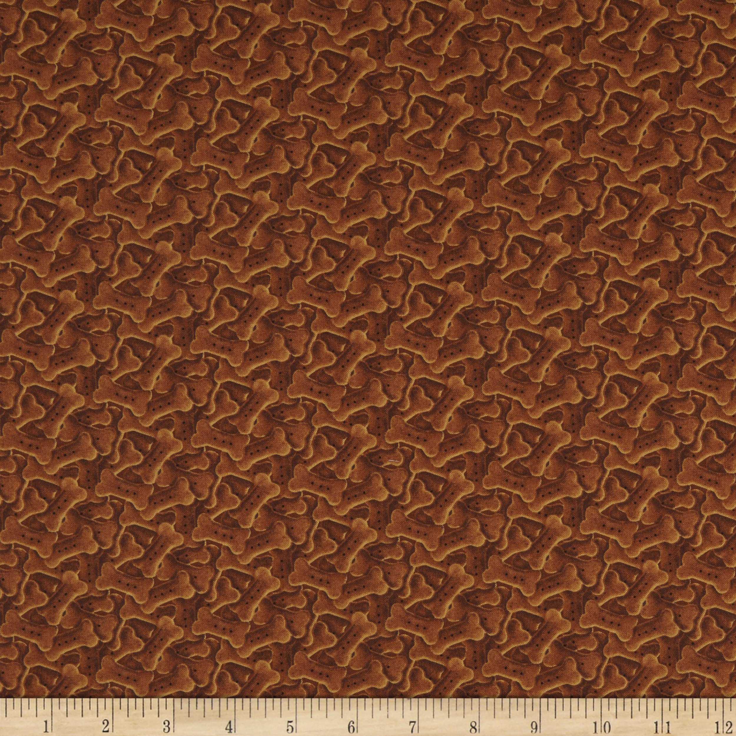 Studio E Off The Leash Dog Treats Brown Fabric by The Yard - Premium Cotton Fabric for DIY Pet Bandanas, Dog Beds & Pet Accessories - Perfect for Sewing Projects & Pet Lovers