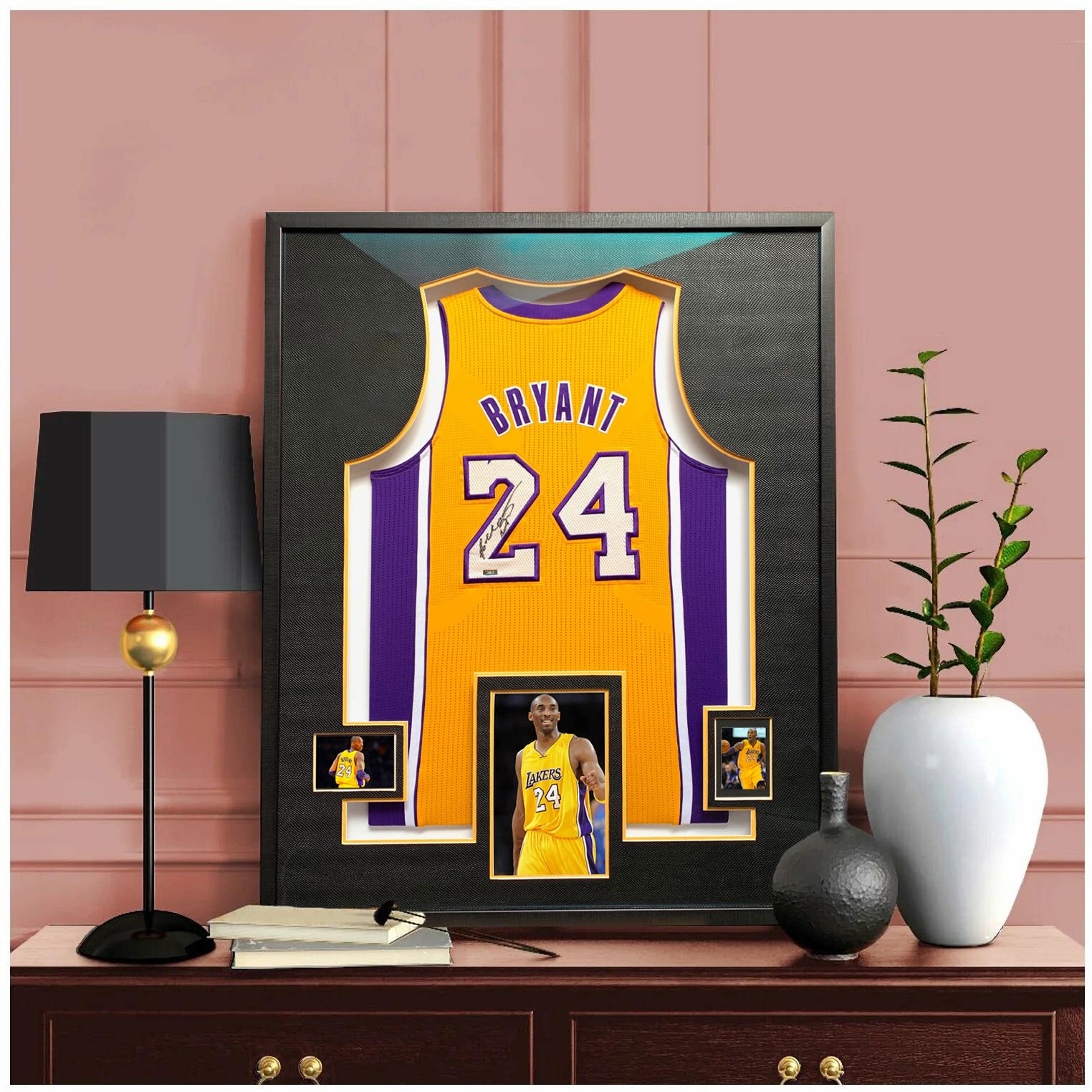 Kobe Bryant Motivational Wall Art Painting - NBA Jersey Poster Print for Boys Room, Bedroom & Home Decor - Perfect for Sports Fans & Basketball Lovers