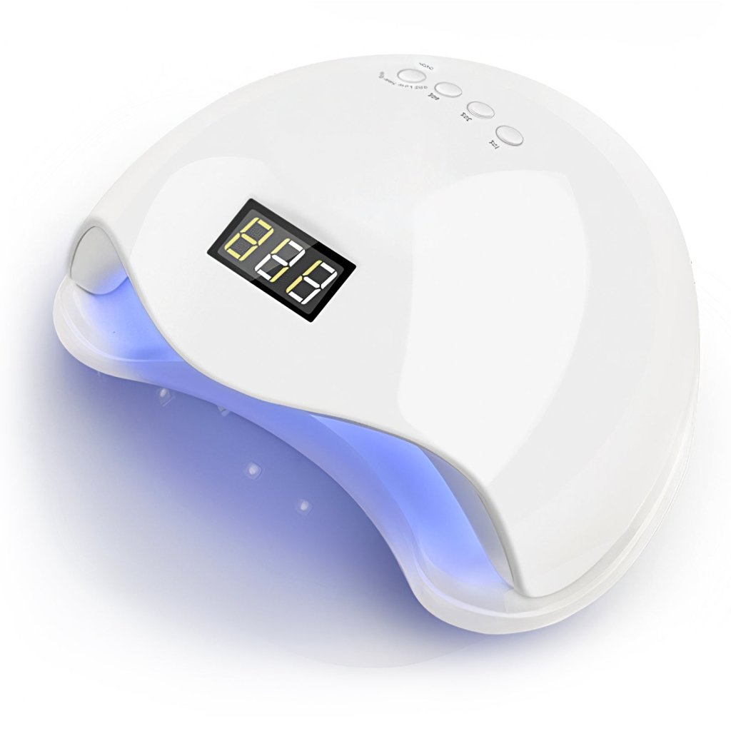 48W UV LED Nail Lamp for Gel Polish - Professional Salon Manicure & Pedicure Light with Timer, Perfect for Home & Nail Salon Use