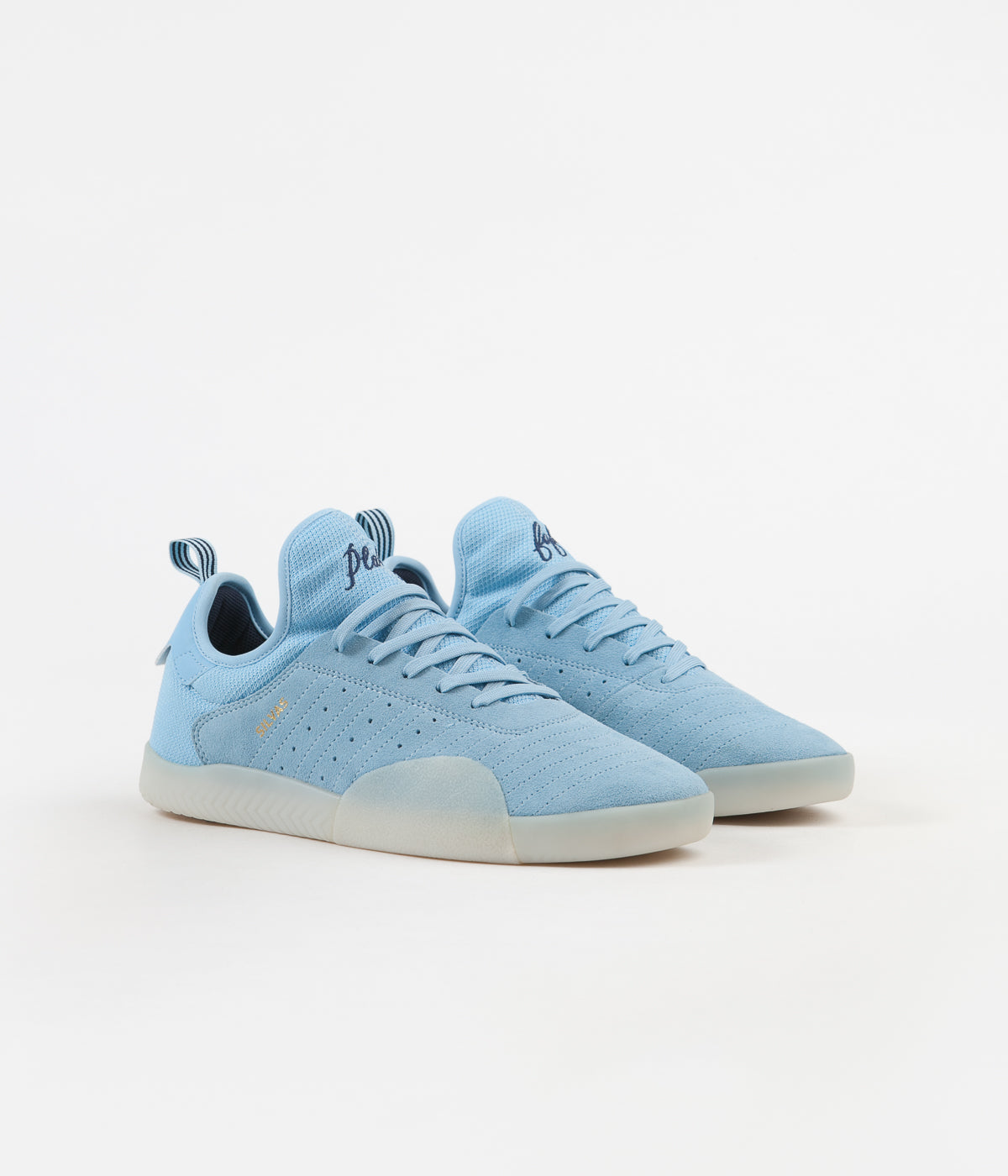 Adidas 3ST.003 'Miles Silvas' Sneakers - Clear Blue, Collegiate Navy & White Colorway | Men's Running Shoes for Jogging, Gym Workouts & Casual Wear