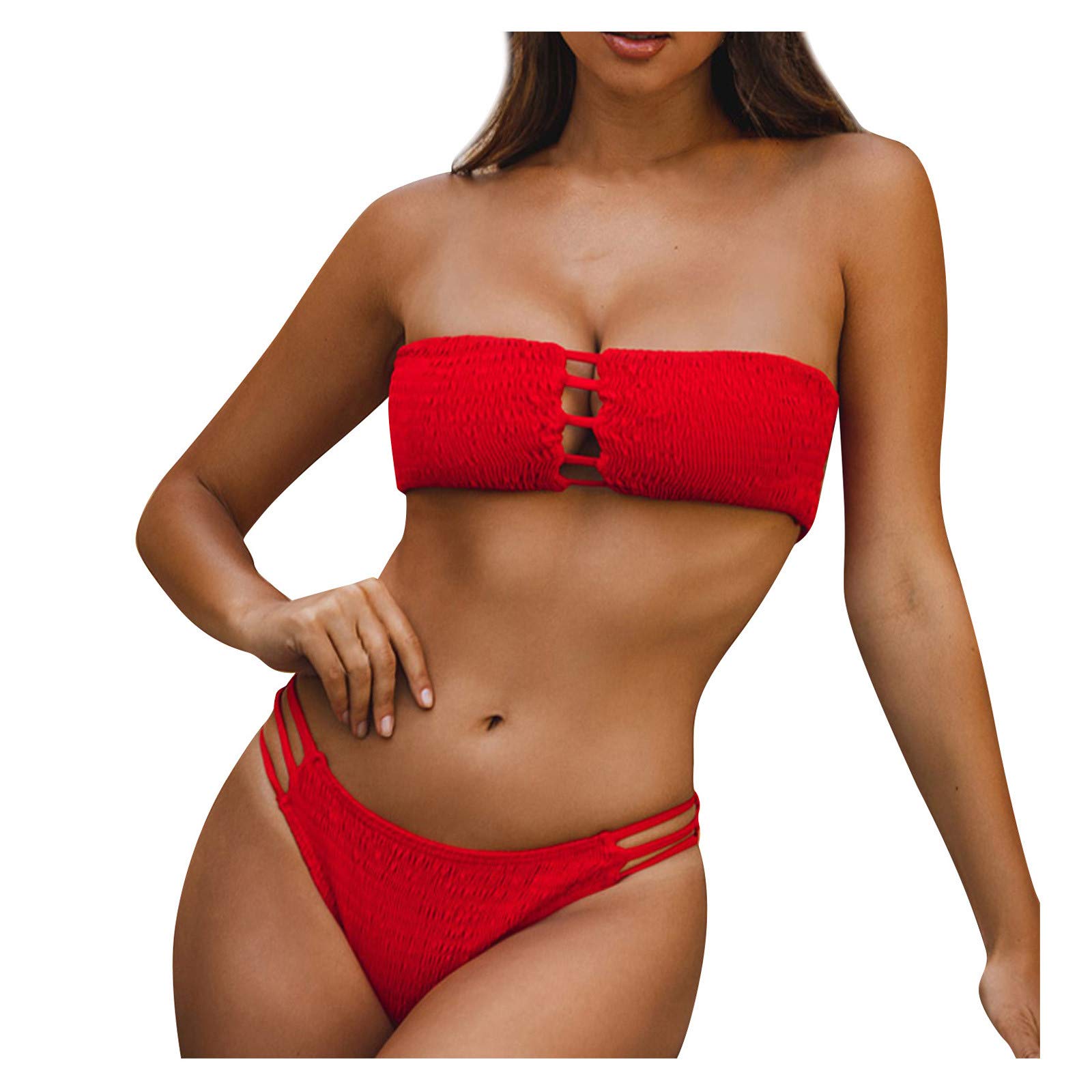 Sexy Women's Triangle Bikini Set - Two Piece Swimwear for Beach & Pool
