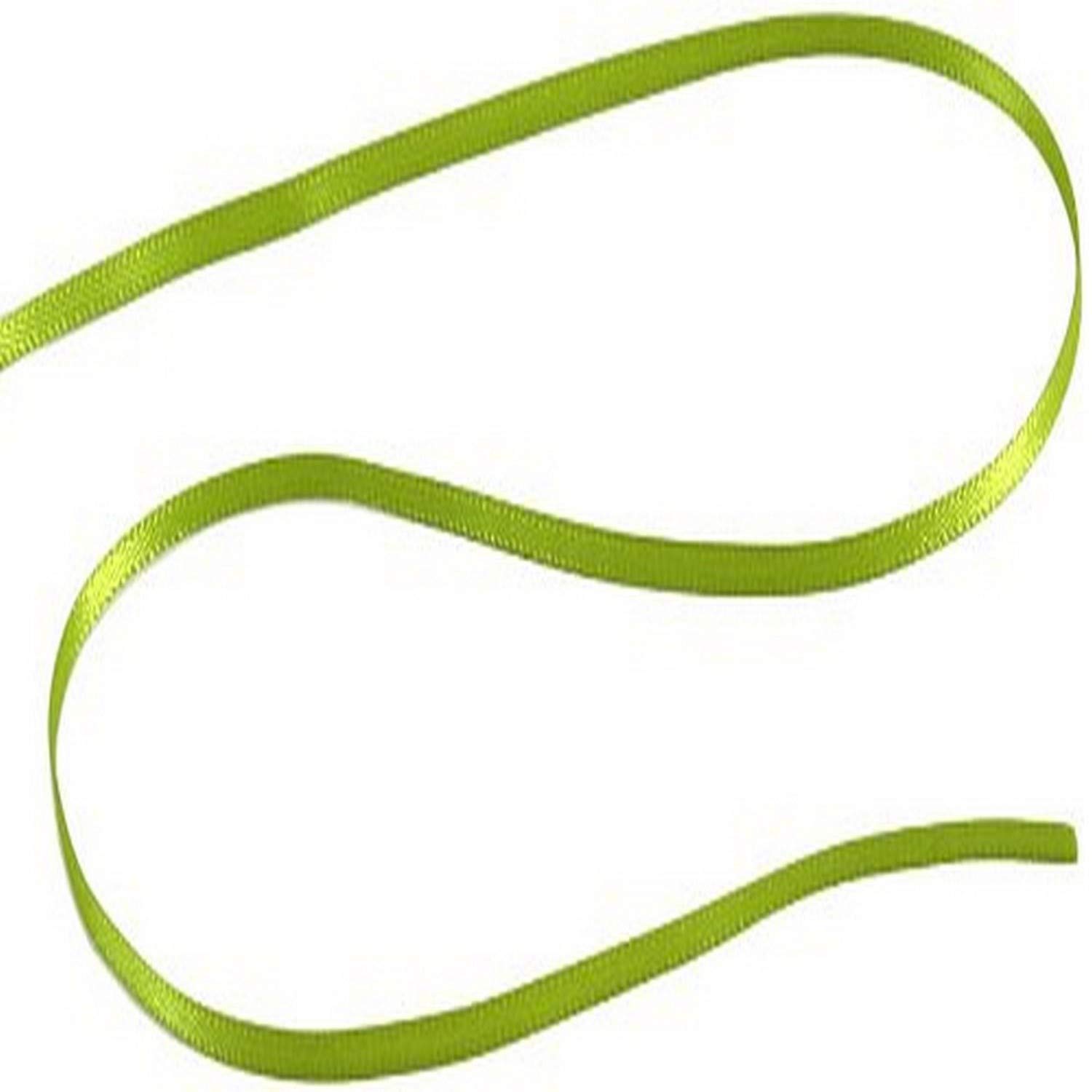 Kel-Toy 1/8-Inch Satin Ribbon 50-Yard - Apple Green for Gift Wrapping & Crafts