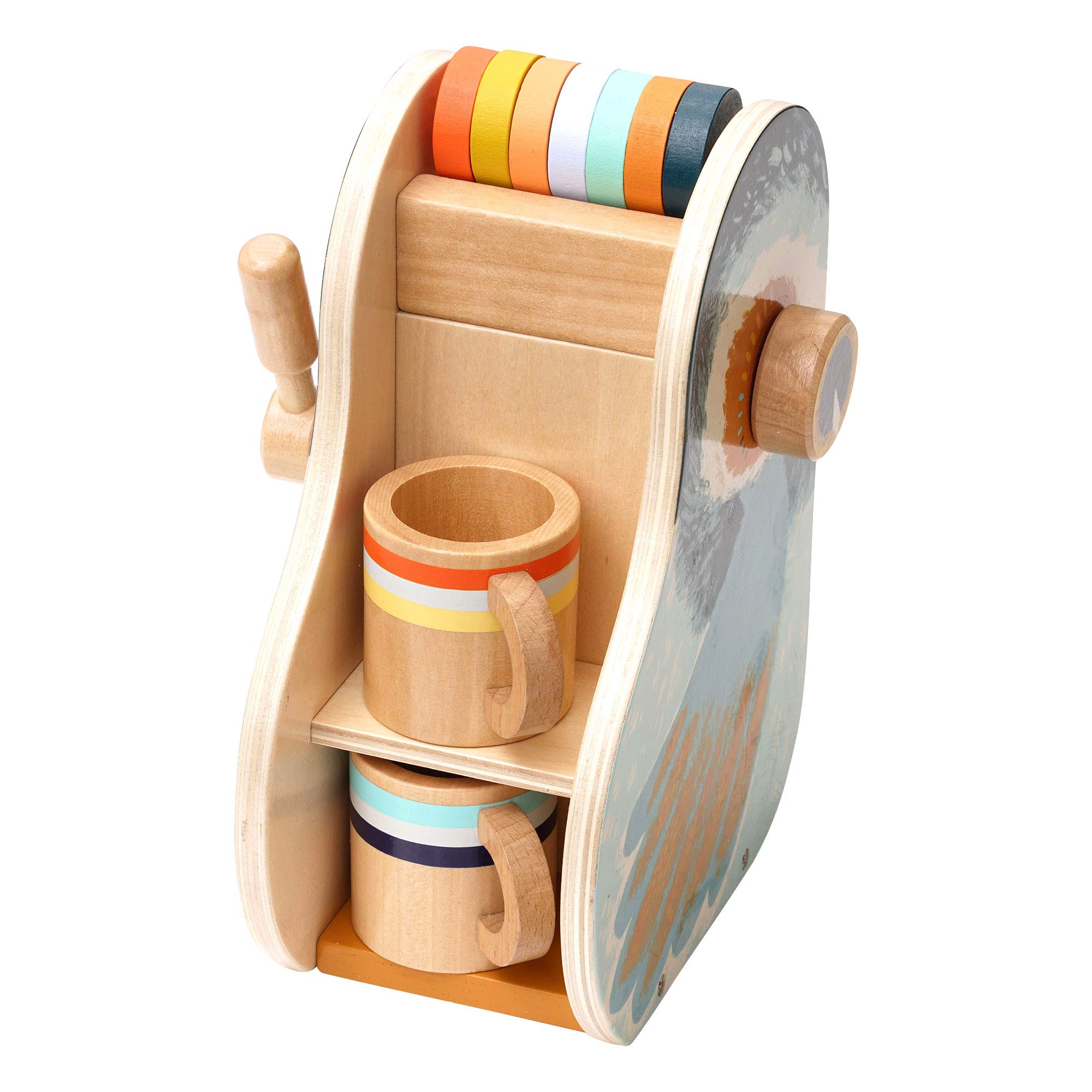 Manhattan Toy Early Bird Espresso Pretend Play Kitchen Set for Toddlers & Kids - Perfect for Role Play, Learning & Fun at Home or Preschool