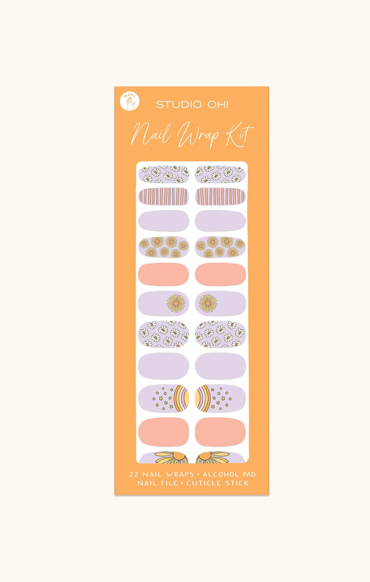 Premium Nail Wrap Kit with 24 Designs - DIY Gel Nail Stickers for Salon-Quality Manicures at Home | Perfect for Parties, Weddings & Everyday Wear