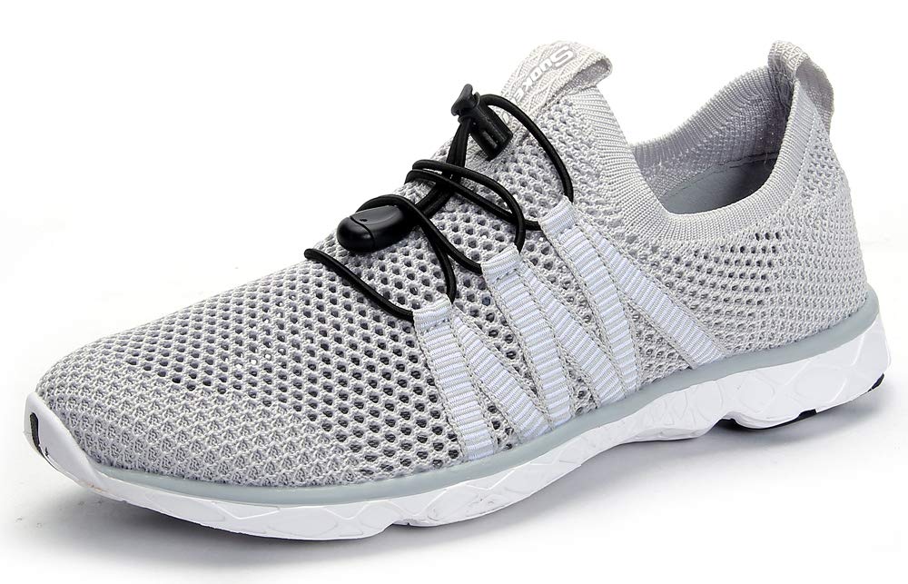 SUOKENI Women's Quick-Dry Slip-On Water Shoes | Lightweight Aqua Shoes for Beach, Pool, Swimming & Water Sports | Perfect for Surfing, Kayaking, Yoga & Outdoor Activities