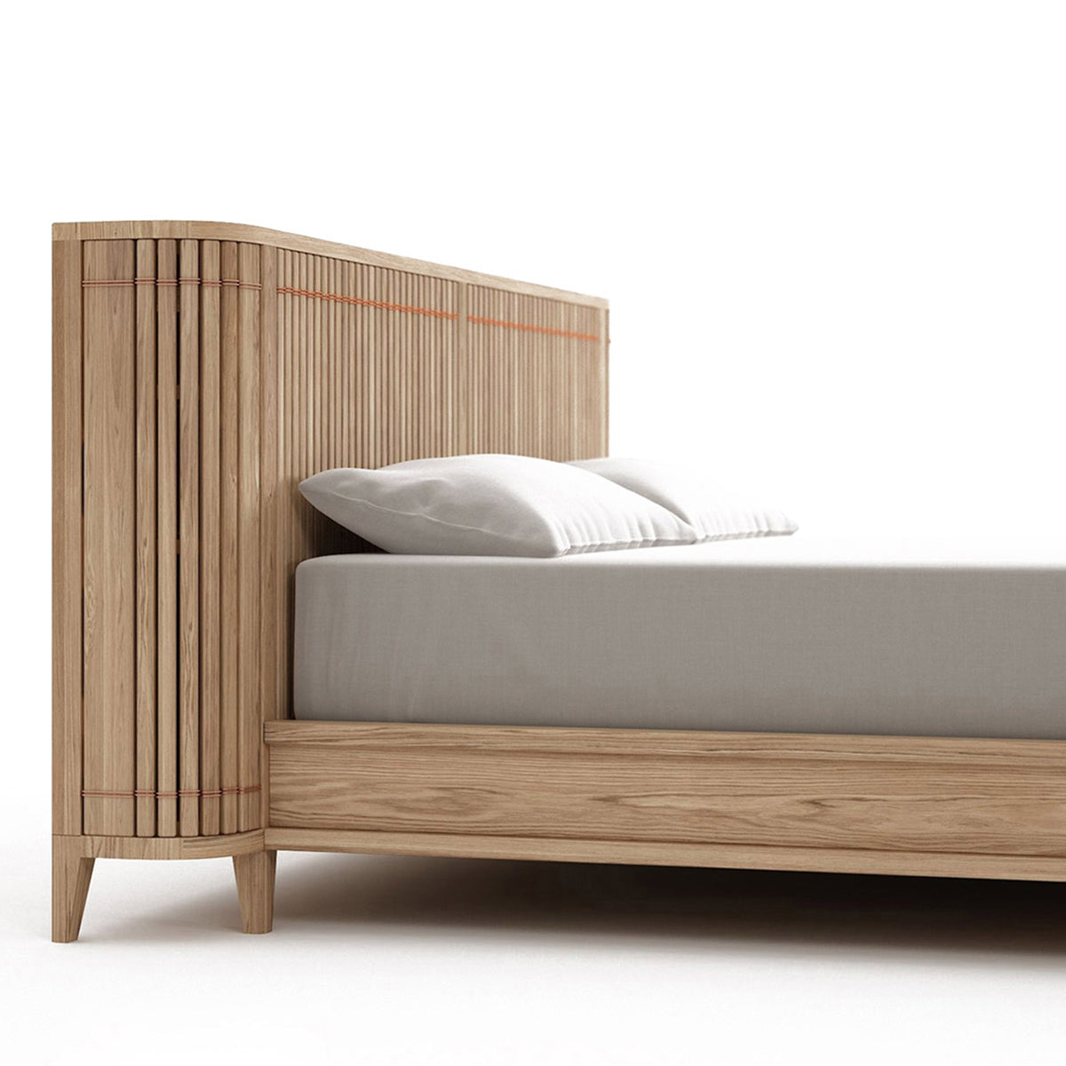 Karpenter Copper Bed Frame - Heavy Duty Metal Platform Bed with Wooden Slats - Perfect for Modern Bedrooms & Guest Rooms