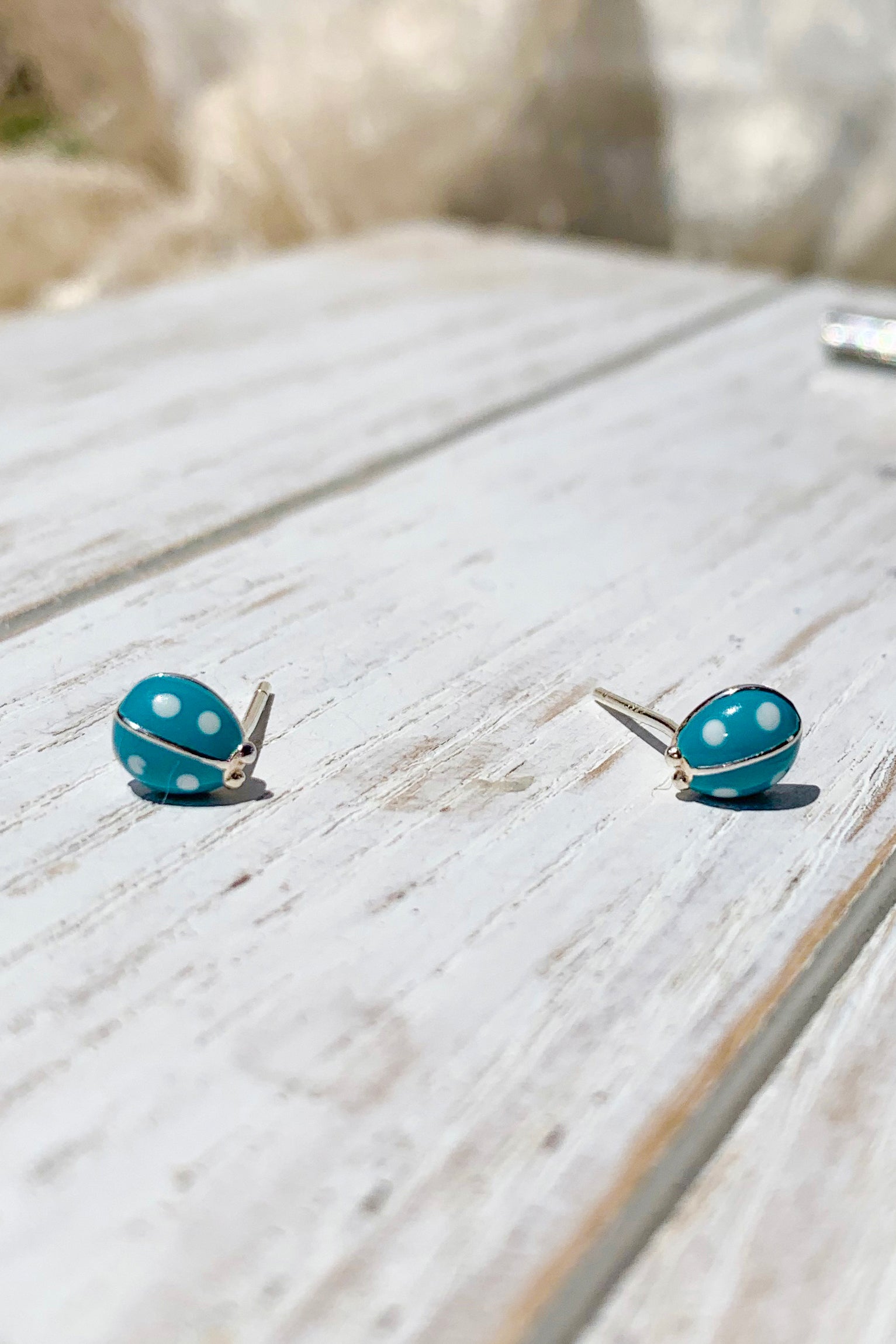 Silver Tiny Ladybug Stud Earrings - Elegant Bridal Party Gifts for Women - Perfect for Weddings, Prom, Anniversary & Everyday Wear