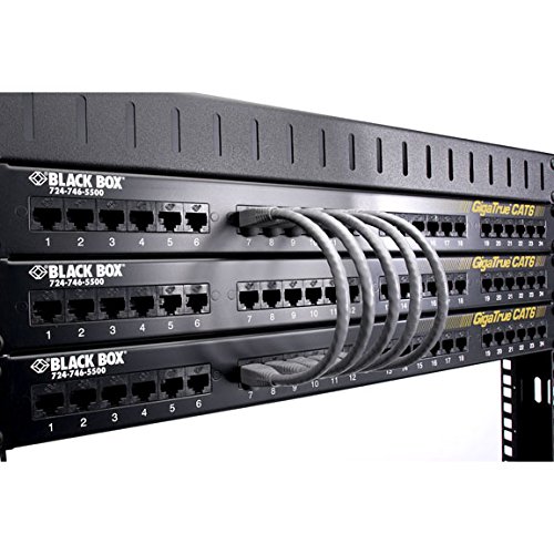 SpaceGain CAT6 Short Patch Cable - Black Box EVNSL647-06IN for Network Setup