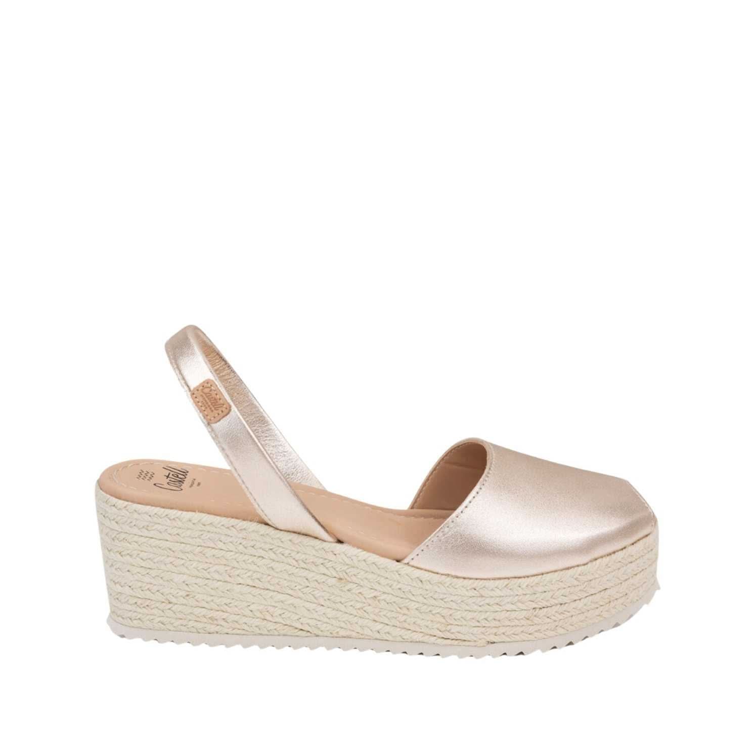 Premium Leather Menorcan Sandals for Women with Metallic Accents - Stylish & Comfortable Summer Footwear for Beach, Vacation & Casual Outings