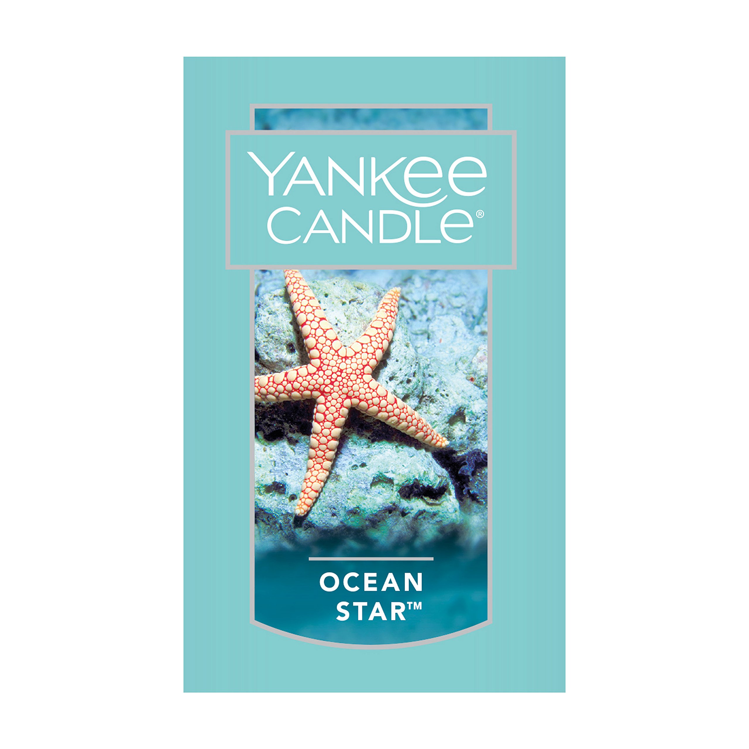 Yankee Candle Ocean Star Scented Candle - 22oz Large Jar with Single Wick, 110+ Hours Burn Time | Fresh Ocean Fragrance for Home, Office & Relaxation