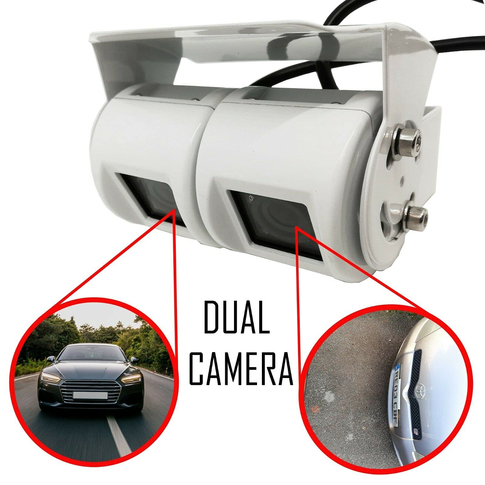 12V Dual Rear View Backup Camera for Motorhome & Van - 7