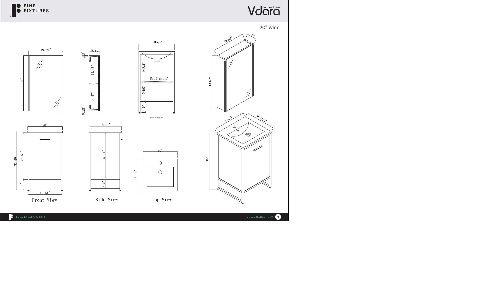 Fine Fixtures Vdara 20