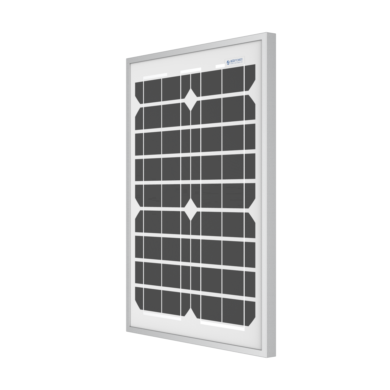 ACOPower 20W Monocrystalline Solar Panel for 12V Battery Charging - Portable Off-Grid Power for RV, Boat, Camping & Emergency Use