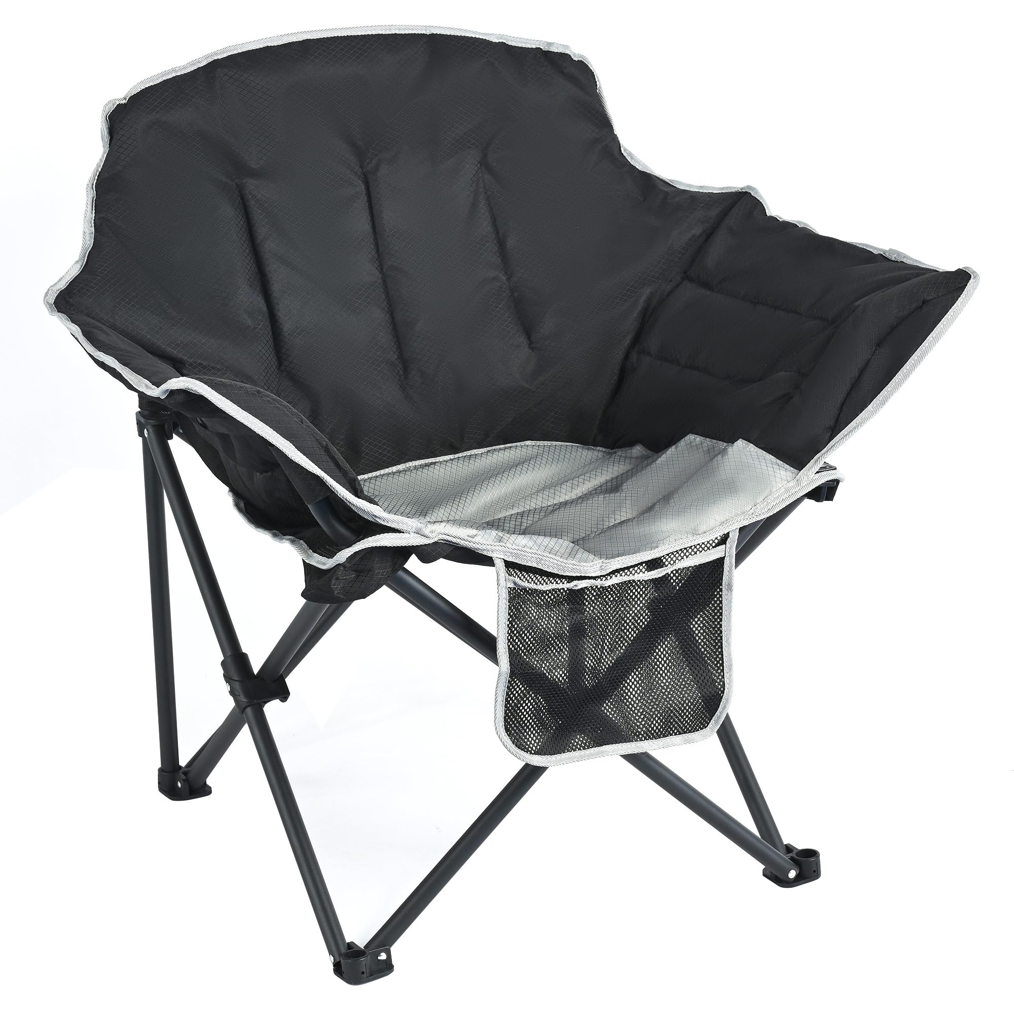 **SUNNYFEEL Oversized XL Padded Camping Chair - Heavy Duty 500 lbs Capacity, Portable & Folding for Outdoor Use - Perfect for Beach, Picnic, Lawn, Backyard, Camping Trips - Comfortable Lounge Chair for Adults, Men & Women**    *(Use Scenarios: Ideal for relaxing at the beach, picnics in the park, backyard BBQs, camping adventures, and outdoor concerts.)*