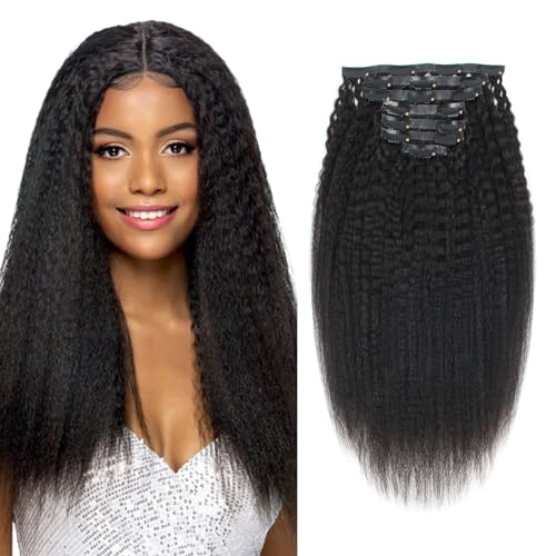 #Natural Color (Kinky Straight Seamless-Clip)
