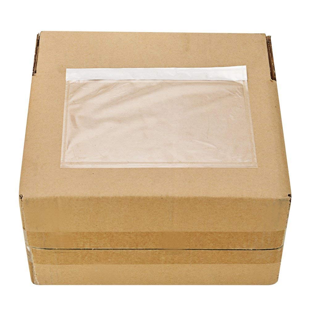 9527 Clear Adhesive Top Loading Packing List Envelopes 7.5x5.5 Inches - 2000 Pack for Shipping Labels, Invoices & Documents | Perfect for Ecommerce, Logistics & Office Use