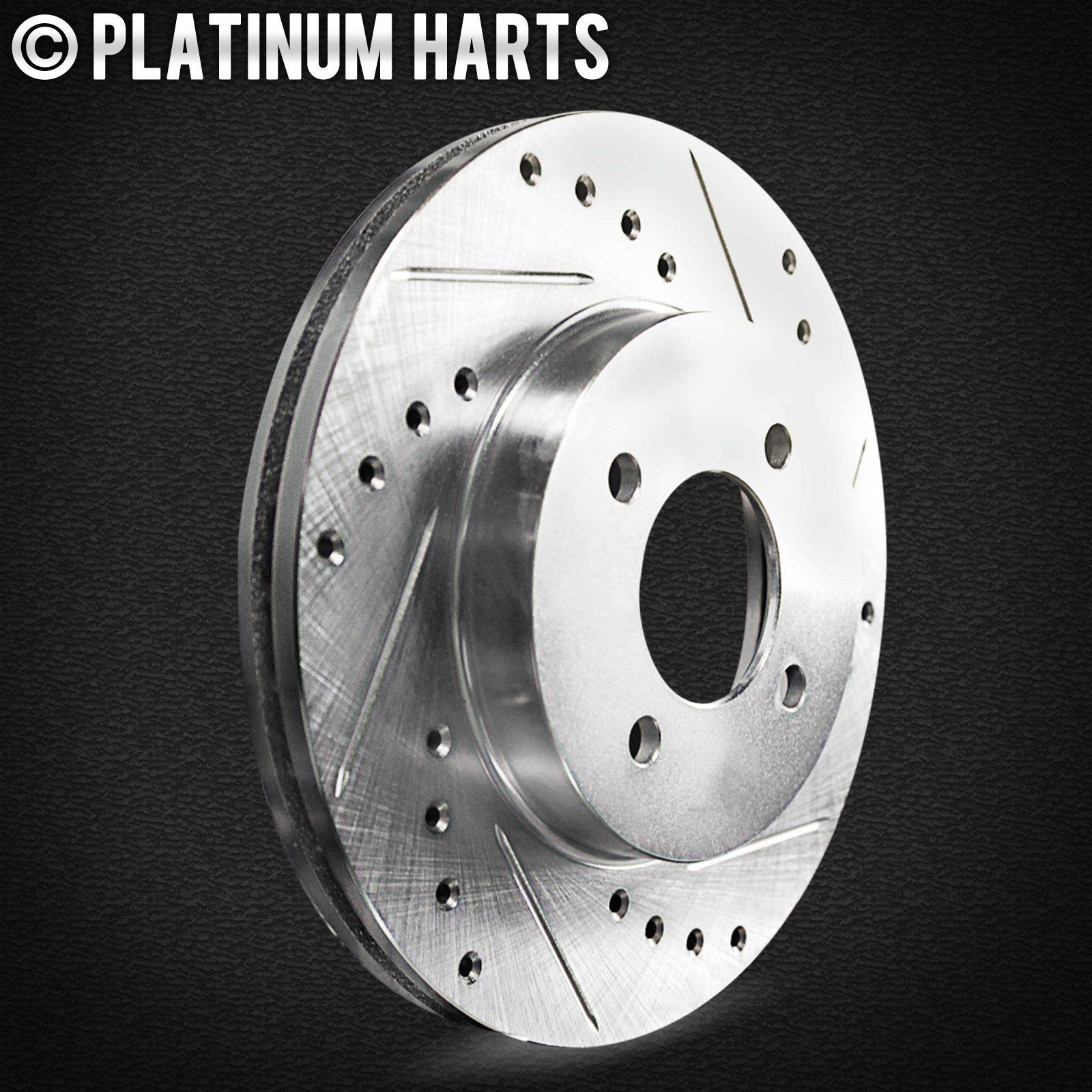 Hart Brakes Front & Rear Brake Pads and Rotors Kit - Semi-Metallic Brake System for 1991-1993 Volkswagen Passat | Perfect for Daily Commuting & Highway Driving